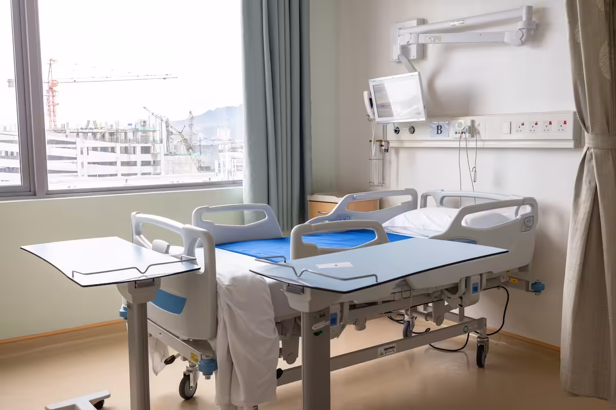 Long term care options for living trust. Room where long term care is provided as planned in a living trust.